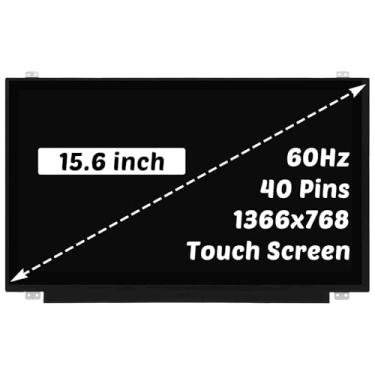Imagem de B156XTK01.0 Substituição para tela LCD Dell Inspiron 15 3567 3558 P47F001 NT156WHM-T00 1366X768 39.6 cm 40 pinos 60Hz LED Display Painel digitalizador (apenas para tela sensível ao toque)