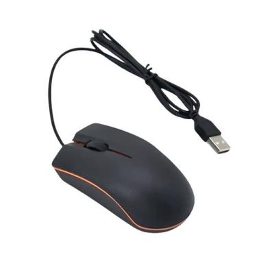 Imagem de Mouse Óptico Básico Com Fio Usb Lehmox LEY-1512 Cor:Preto - Shopmix
