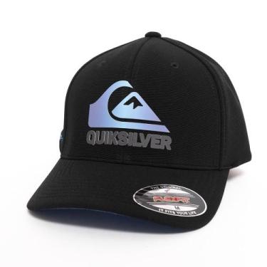 Imagem de Boné Quiksilver Aba Curva Soft Hologram WT25 Black, Preto, M