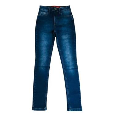 Imagem de Calça Jeans Moletinho (moletom) Feminina Skinny Código Teen, 40, jeans