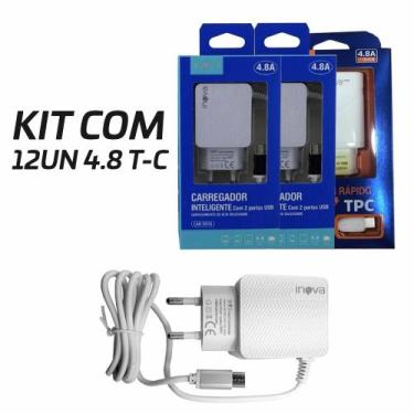 Imagem de KIT 12 Carregador Rapido Inova T-C 4.8 Atacado Para Revenda