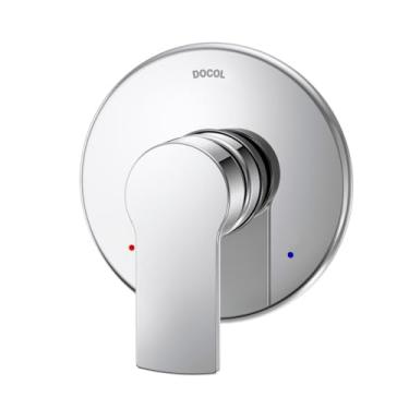 Imagem de Acabamento Monocomando para Chuveiro e Ducha Higiênica Alta Pressão 1/2" Argon Cromado Docol 848306