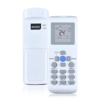 Imagem de YKR-P/001E Novo controle remoto AC de substituição compatível com AUX/York Mini split ar condicionado sub A/C remoto YKR-P/002E YKRP/002E YKR-P/003E ASW-H12A2INV