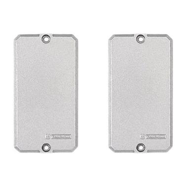 Imagem de Kit 2 Tampas Cega Aluminio Tramontina 1/2" e 3/4"