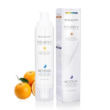 Imagem de WAXALITY Creme Para Olheiras, Creme Para Tratamento Da Pele Sob Os Olhos Que Reduz Inchaço, Linhas Finas, Rugas E Bolsas Sob Os Olhos, Sérum Para Os Olhos Iluminador, Hidratante E Firmador Diurno E