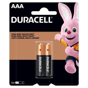 Imagem de Bateria Pilha Alcalina Palito Duracell AAA De 1.5 Volts Mouse Controle