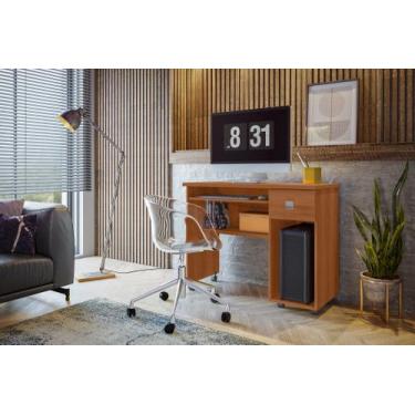 Imagem de Mesa para Computador Office Vicenza Lukaliam com Rodízios Tampo 25mm C