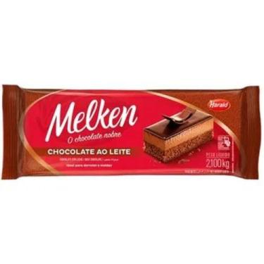 Imagem de Chocolate Melken Ao Leite Barra 2,1kg - Harald
