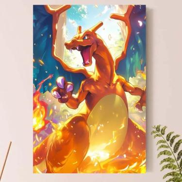 Imagem de Placa Quadro Decorativo Po.ke.mon - Ch.ari.za.rd (Charizard_01)
