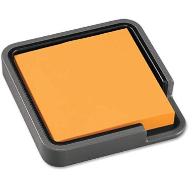Imagem de Post-it Suporte para notas, 7,6 x 7,6 cm, cinza, 1 suporte/pacote de notas (ED-654-G)