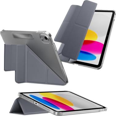 Imagem de MAGEASY Capa projetada para iPad (A16) de 11 geração (11 polegadas) – Capa fólio com suporte multidobrável, suporte para Apple Pencil, resistente a manchas, compatível com iPad 10ª/11ª geração