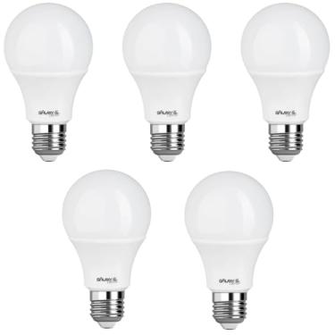 Imagem de Kit 5x Lâmpada Bulbo Led A60 9,5w 3000k E27 Bivolt Dimerizável