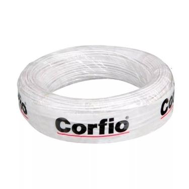 Imagem de Cabo Flexível Corfio 10mmx100m Rolo 750V Branco