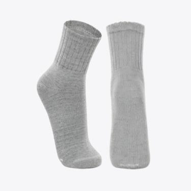 Imagem de Kit 4 Pares de Meias Lupo Cano Longo 03290-009, Cinza, M