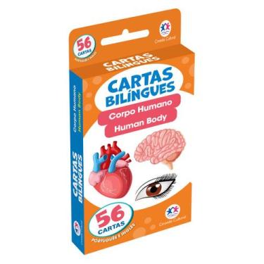 Imagem de Livro - Flash Cards Cartas Bilíngues - Corpo Humano - Human Body