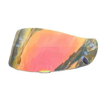 Imagem de BSTOP Viseira CS15 para HJC CL16 CL17 CLST CLSP CSR1 CSR2 TR1 FG15 HS11 FS15 HJ09 Capacete Shields Uv Cut Acessórios para capacete (Revo Clear Red-dia e noite)