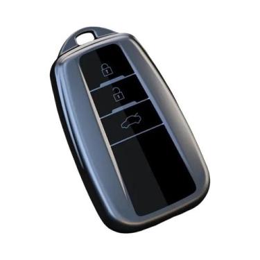 Imagem de Capa De Chaveiro Remoto Para Carro Toyota Corolla Prius Camry CHR RAV4