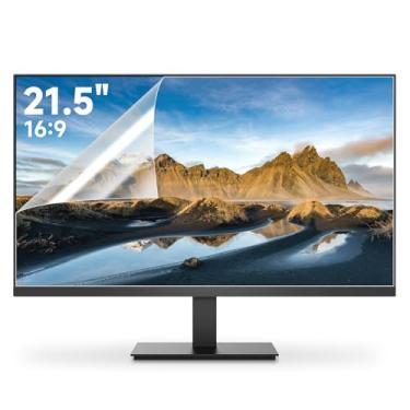 Imagem de Pacote com 2 capas de tela de computador antirreflexo de 21,5 polegadas, proteção ocular, antiarranhões, película antirreflexo para monitor de computador 16:9 de 21,5 polegadas