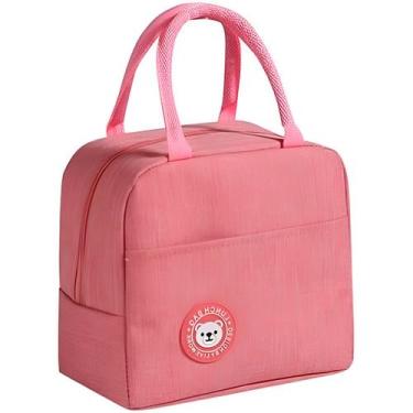 Imagem de Bolsa Lancheira Térmica 4l rosa para Marmita e Viagem - marca