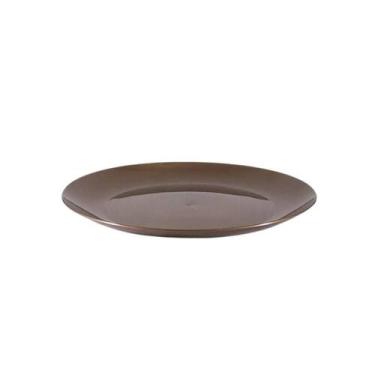 Imagem de Prato Sobremesa em Plástico Zeek, BRONZE