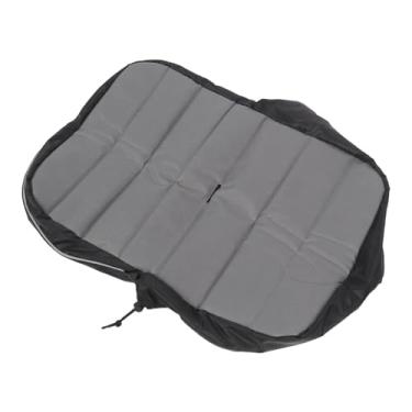 Imagem de Domary Capa de Assento para Cortador de Grama, Capa de Assento de Trator à Prova de Poeira Resistente Ao Desgaste Cinza, 2 Bolsos de Malha, Bainha Elástica, Ajuste Universal,