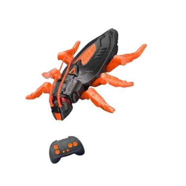 Imagem de YIJU Brinquedo infantil robô rastejador de parede, brinquedo de escalada em parede com olhos de LED luminosos, carro de controle remoto para crianças de 3, Barata