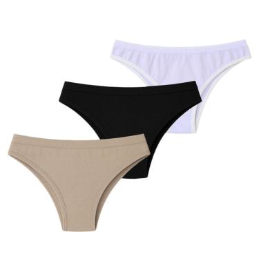 Imagem de Kit 3 Calcinhas Hoahi Biquini Feminina