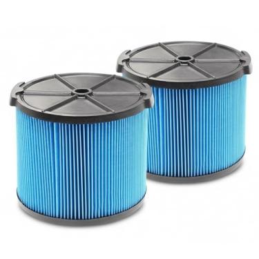 Imagem de Pacote com 2 filtros de substituição VF3500 compatíveis com aspiradores de pó molhados e secos Ridgid, filtro de poeira fina plissado de 3 camadas para WD3050, WD4070, WD4080, WD4522, 4000RV, 4500RV