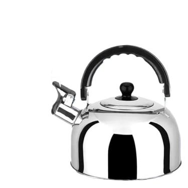 Imagem de Chaleira Inox com Apito Ferve Rápido Fogão Gás Indução Elétrico