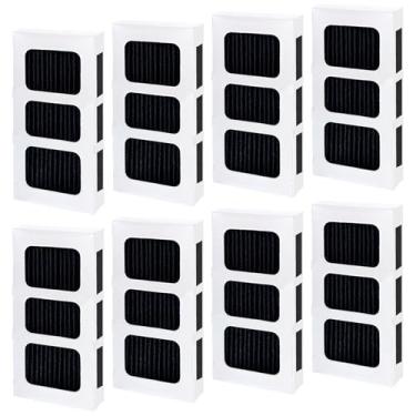 Imagem de Pacote com 8 filtros de ar para geladeira Accessiroe para Frigidaire Pure Air Ultra 2 Pure Air Ultra II e Electrolux 242047805 5303918847 EAP12364179, material de carbono ativado com casca de coco