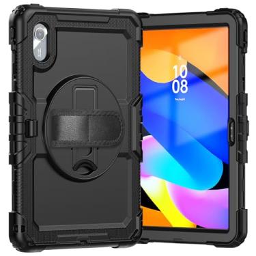 Imagem de Capa de tablet para Lenovo Tab M11 (TB-330FU/TB-330XU) Capa de proteção à prova de quedas de 11 polegadas com suporte de rotação de 360° e alça [suporte de caneta] e protetor de tela/K11/Xiaoxin Pad