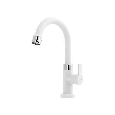 Imagem de Torneira Lavatório Confort Branco 1/2 Com Redutor De Vazão - Blukit