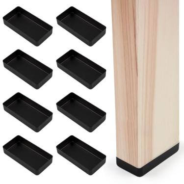 Imagem de (8 peças) Tampas de metal 2x4 – Capas de poste de aço galvanizado resistente para postes de madeira ou metal de 3,8 cm x 9 cm, protetores de cerca à prova de intempéries para decks, corredores e