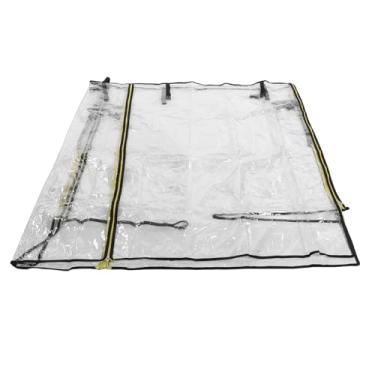 Imagem de Luocute Capa de Empilhadeira, Gabinete Protetor à Prova de água de Chuva de PVC Transparente para Todos Os Climas Com Tiras Reflexivas, Fácil de Instalar e Remover para a Maioria das