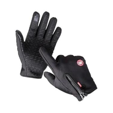 Imagem de Luvas De Ciclismo De Inverno Com Dedos Completos, Tela Sensível Ao Toq