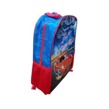 Imagem de Mochila Infantil de Costa Carros Vermelha - first