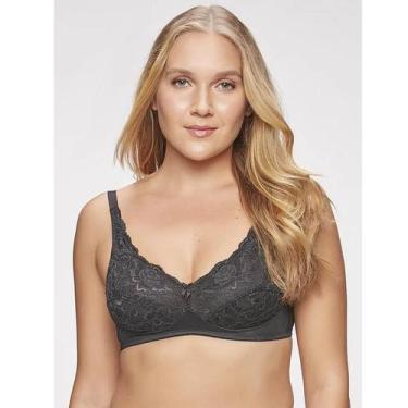 Imagem de Sutiã com Renda Triumph 24340 Sem Aro, Preto, 44