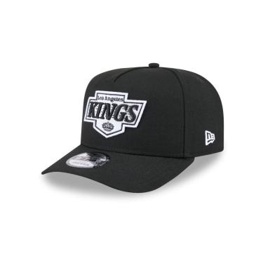Imagem de BONE NEW ERA 9FIFTY A-FRAME SNAPBACK LOS ANGELES KINGS NHL PRETO-Masculino