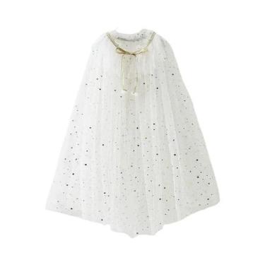 Imagem de Vestido De Fantasia Elegante De Tule Para Meninas Com Capa Para Hallow