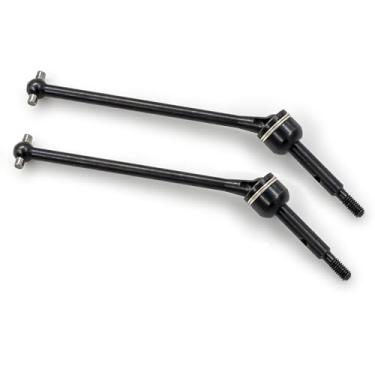 Imagem de Compatível com Traxxas para Slash 4 x 4 para Rustler 2WD aço rígido 1/10 RC carro CVD eixos de transmissão eixo de transmissão peças de atualização de carro RC eixos de transmissão (traseiro)