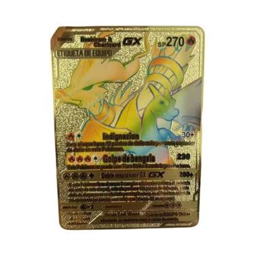 Imagem de Cartas Pokémon Espanholas Mewtwo Pikachu Charizard Vmax Coleção De Jog