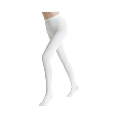 Imagem de Meia-calça Térmica Feminina De Cor Sólida De Alta Qualidade, Leggings 