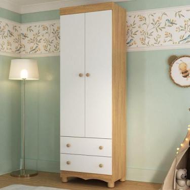 Imagem de Guarda-roupa Infantil 62cm 2 Portas e 2 Gavetas Dengo Multimóveis MP44
