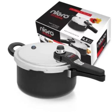 Imagem de Panela de Pressão Eterna 4,5L Antiaderente Fechamento Externo Nigro 97