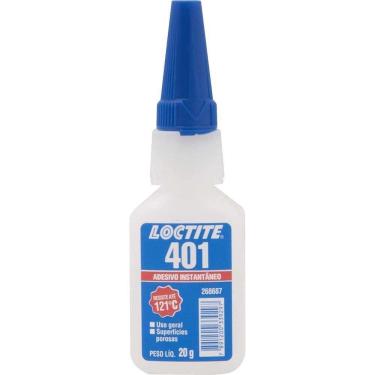 Imagem de Adesivo Instantâneo Cianoacrilato, Industrial, 401, 20 G, Loctite
