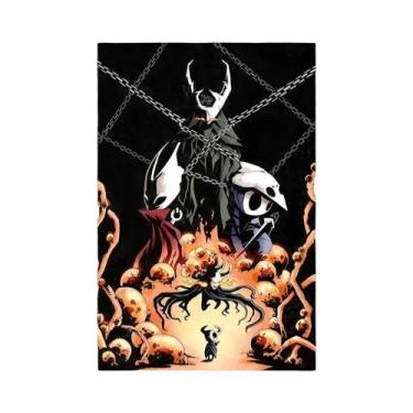 Imagem de Pôster De Jogo Hallownest Mapa HD Em Tela Para Decoração De Quarto E C