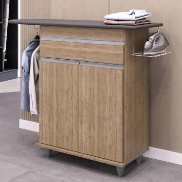 Imagem de Tábua De Passar Com Balcão 2 Portas 1 Gaveta Larissa Castanho - Lumil