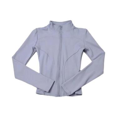 Imagem de Jaqueta Esportiva Feminina De Manga Longa Para Treino, Academia E Yoga