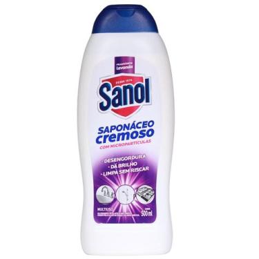 Imagem de Limpador multiuso sanol cremoso lavanda 500ml 4756