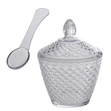 Imagem de Acucareiro De Acrilico Luxxor Com Tampa E Colher 400Ml - Paramount